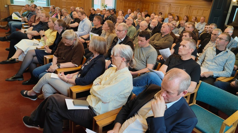 Der var næsten enstemmig opbakning til en fusion mellem Vestjysk og Sagro, da medlemmerne i Vestjysk onsdag var samlet for at stemme. Foto: Sagro