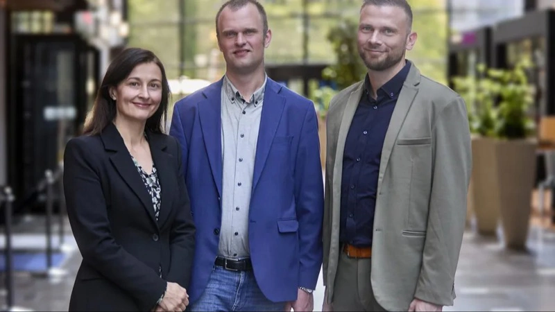 Fra venstre: Natacha Valla, Jeppe Thing Jensen og Michael Skytt Juhl er nye medlemmer af bestyrelsen i Arla. Foto: Arla