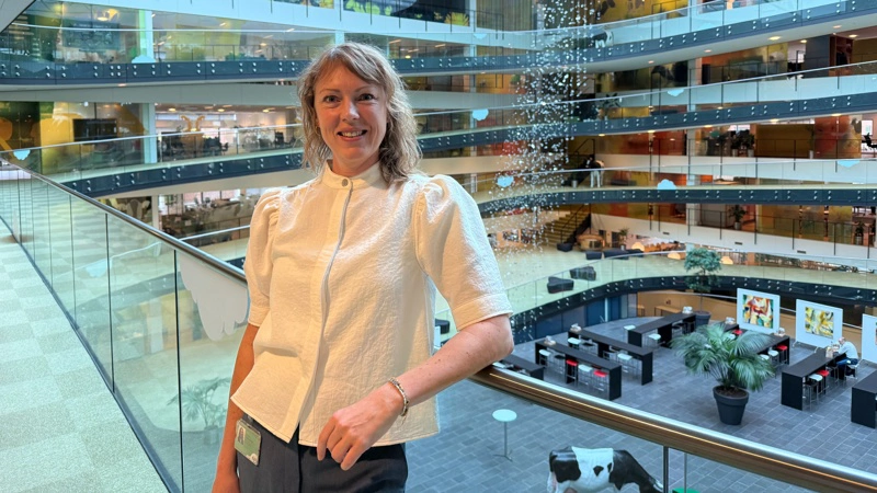Henriette Guldager bliver ny chef for Arlas medlemsservice og skal styrke arbejdet med klima og dyrevelfærd. Foto: Arla Foods