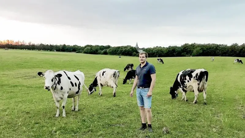 Mikkel Landmark er af de 156, der er blevet optaget på jordbrugsteknologuddannelsen i Aarhus. Her har man trods færre pladser oplevet større søgning end sidste år.