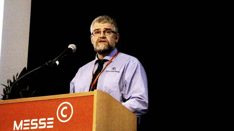 - Jeg vil vove den påstand, at vi har fået større indflydelse på dannelsen af det nye DanAvl P/S, end hvis vi var blevet i VSP, sagde den afgående formand for Danske Svineproducenter, Henrik Mortensen. Foto: Flemming Erhard