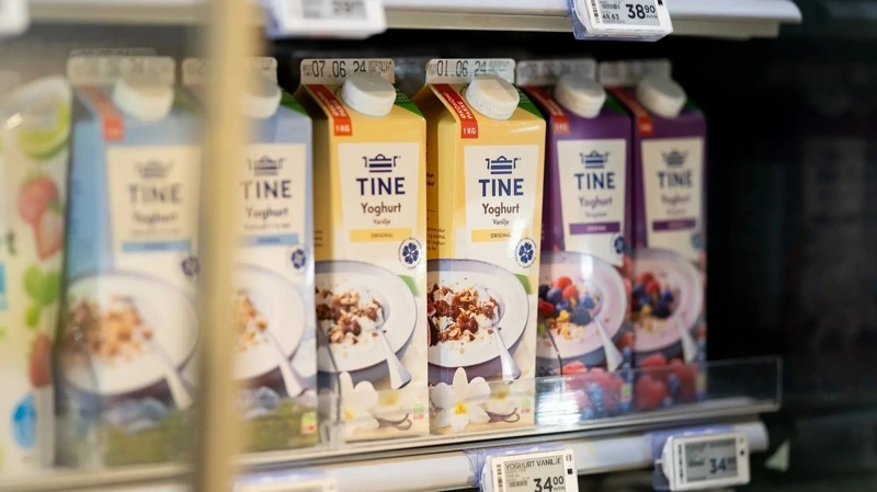 Det norske andelsmejeri Tine oplever fortsat stor efterspørgsel på proteinrige produkter, og for at følge med efterspørgslen udvider man nu produktionen. Foto: Tine