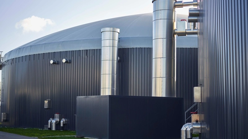 Biogasselskaber taber millioner, men investorer satser fortsat på grøn gas og dansk teknologi som fremtidig eksportmotor. Her ses Sindal Biogas. Arkivfoto