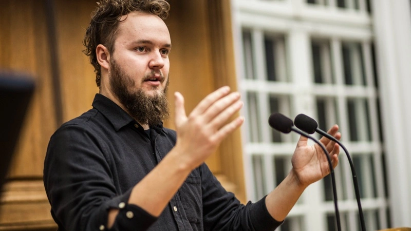 Det kan ikke komme på tale med en udsættelse af kvælstofkravet, lyder det fra Carl Valentin efter intern uenighed i regeringspartiet SF. Foto: SF/William Vest-Lillesoe