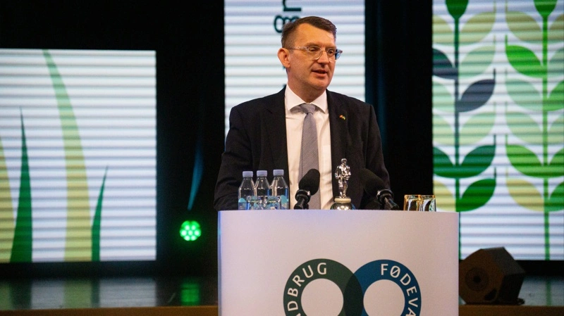Troels Lund Poulsen har ofte holdt taler ved landbrugsarrangementer, som her ved delegeretmødet i Landbrug & Fødevarer i 2023. Spørgsmålet er, om det er et overstået kapitel. Arkivfoto: Alexander Dornwirth