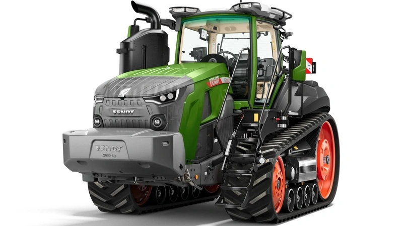 Fendt 1100 Vario MT Gen2 er præsenteret på Farm Progress Show i Iowa. Den nye bæltetraktor får blandt andet forstærket transmission, mens den nye kabine med nyt lyskoncept kendes fra 800- og 1000-serierne fra Fendt. Pressefoto