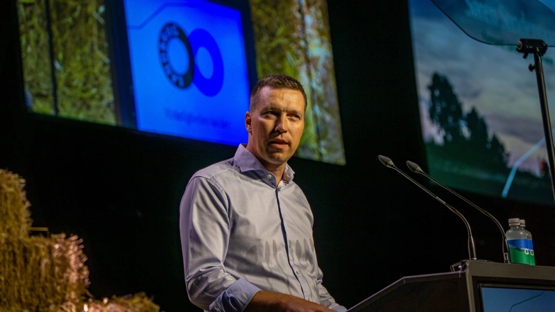 Formanden for Landbrug & Fødevarer, Søren Søndergaard, slår fast, at organisationen ikke er færdig med at kæmpe efter vedtagelsen af gødskningsloven L5. Foto: Søren Nørgaard