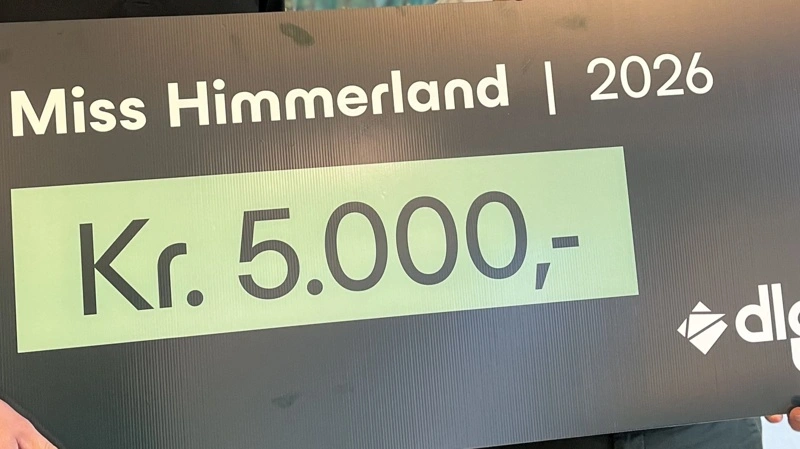 DLG sponsorere i år 5.000 kroner til Miss Himmerland - skuets bedste malkeko.