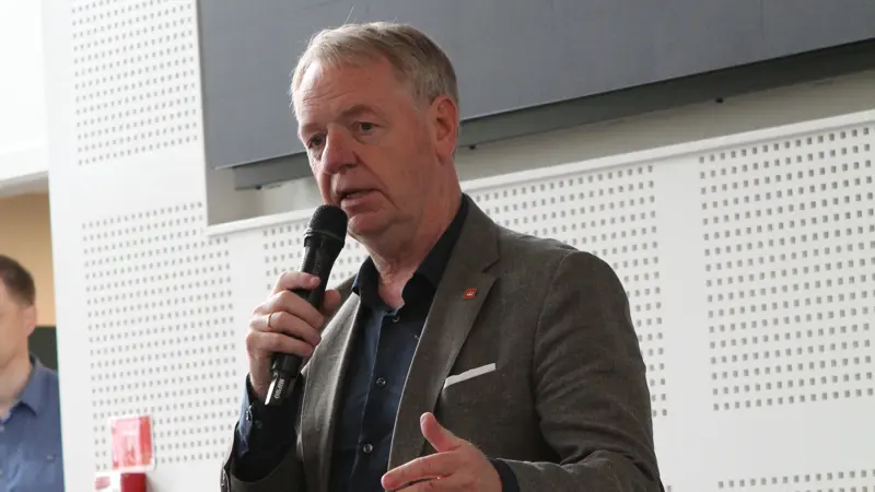 - Det her er ikke en plan, der har indbygget et sæt af afskedigelser, bekræfter adm. direktør i Danish Crown, Niels Duedahl, over for Effektivt Landbrug. Arkivfoto: Anne Wolfenberg