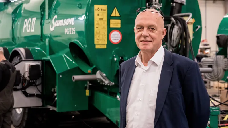 Lars Henriksen fratræder stillingen som adm. direktør den 7. januar 2027. Foto: Samson Agro