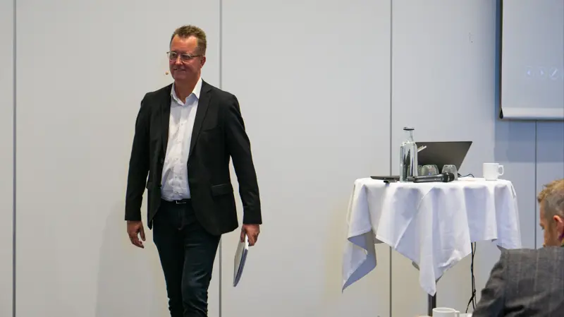 Salgsdirektør Claus Damsbo forlader Hornsyld Købmandsgaard efter Vestjyllands Andels opkøb og skifter til DLG fra januar 2027. Arkivfoto: Daniel Barber