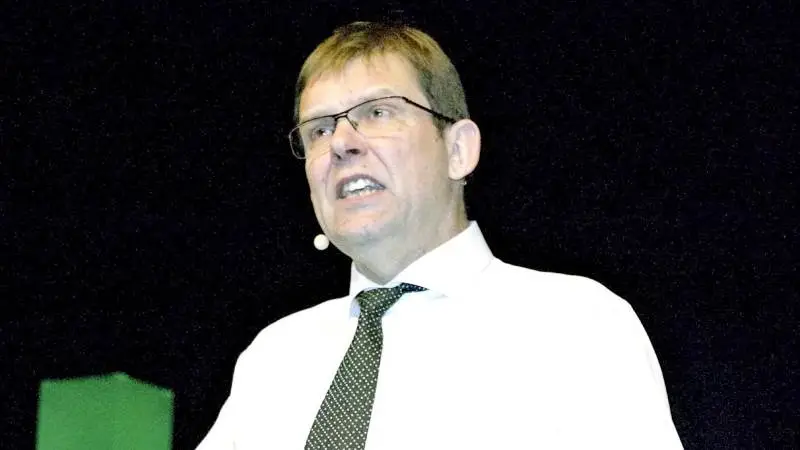 Gefion-formanden Torben Hansen understreger, at landbrugsdriften ikke udgør nogen som helst trussel for grundvandet – hverken i Lejre eller i andre kommuner. Foto: Erik Hansen