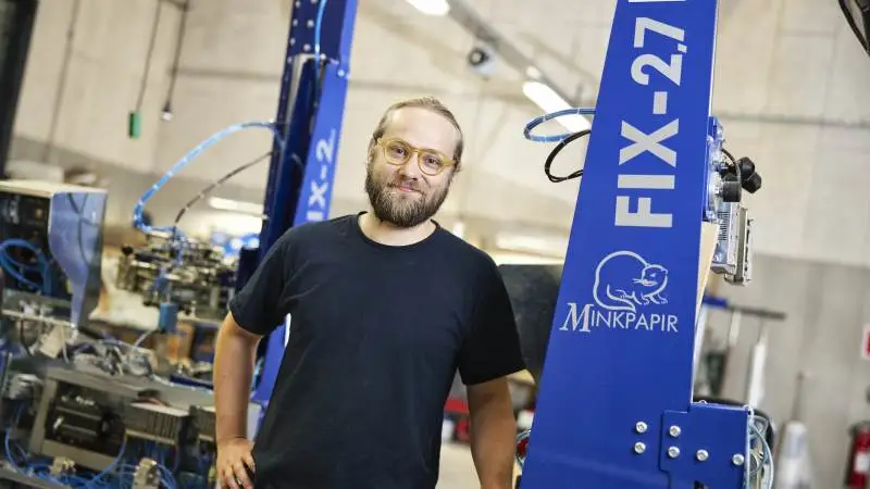Anders G. Ringgaard er ny servicetekniker hos Minkpapir.