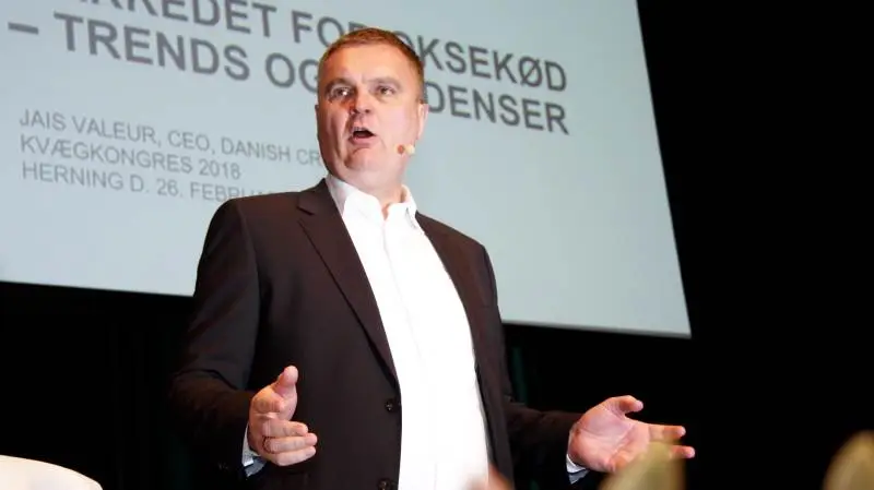 Jais Valeur, CEO i Danish Crown, skal være formand for et byt klimapartnerskab.