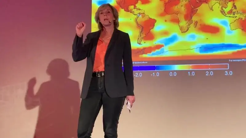 Den tidligere klimakommissær Connie Hedegaard holdt under Agritechnica i Hannover i denne uge et klimaforedrag. Foto: Jacob Lund-Larsen