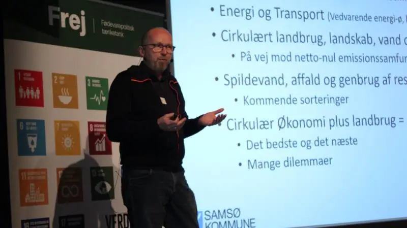 Knud Tybirk er projektleder i Biosamfund Samsø, og han ser et stort potentiale i den cirkulære økonomi i relation til dyrkning og forbrug af fødevarer.