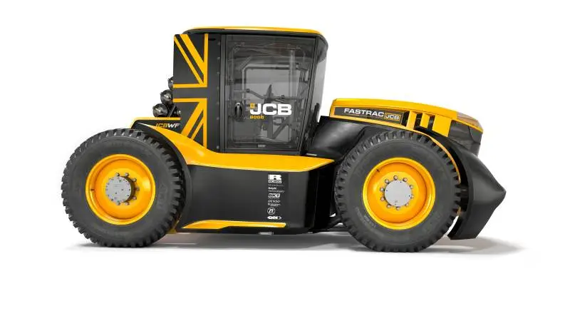 JCB Fastrac Two er nu verdens hurtigste traktor med en topfart på 247 kilometer i timen.