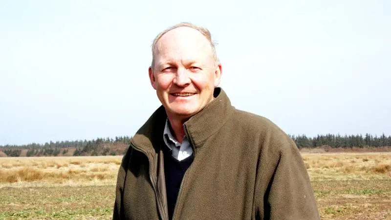 Flemming Fuglede er godt tilfreds med at have fået lavet målinger på sin gård. Arkivfoto
