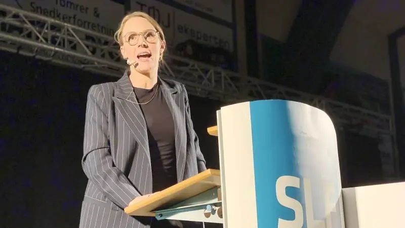 Miljøminister Lea Wermelin (S) slog på SLFs nytårskur endnu engang fast, at hun er miljøminister og mener at landbruget, som det øvrige samfund, står overfor store miljø- og klimamæssige udfordringer i årene der kommer. Foto: Jacob Lund-Larsen