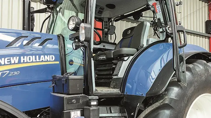 T7-seriens mindre modeller fra New Holland, for eksempel denne T7.230, har fra årets start givet mærket mere end en 50 procents markedsandel i størrelsesgruppen fra 100 hk til 200 hk. Arkivfoto