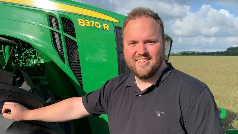 Rasmus Kruse - ny salgskonsulent hos Semler Agro i Våbensted.