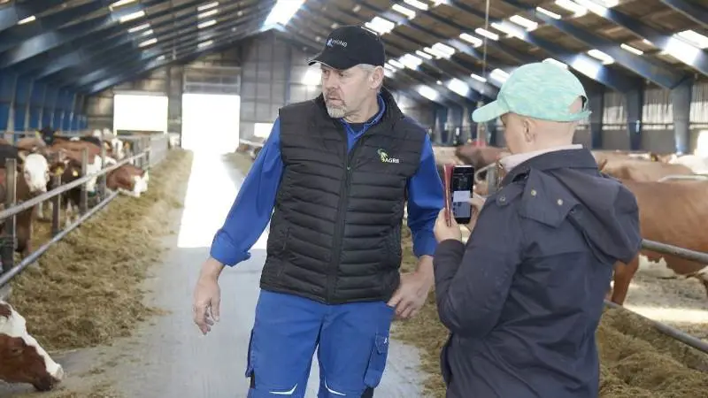 Mælkeproducent og bestyrelsesmedlem i Agri Nord, Jens Verner Pedersen, er både vært og deltager i debatten om landbrug og klima. Arkivfoto