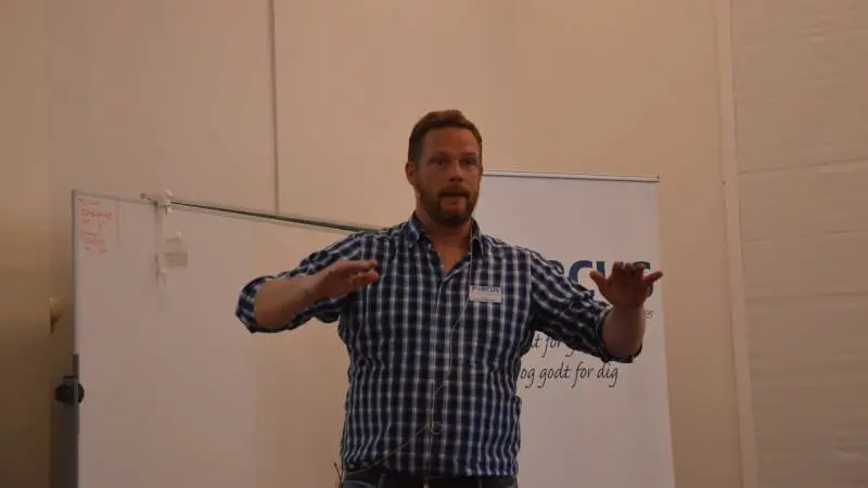 I forbindelse med det seneste møde i Fokus 35 Vital gjorde svinedyrlæge Michael Agerley fra Porcus Svinefagdyrlæger det helt klart, at der ligger en meget stor værdi i størst mulig fødselsvægt. Foto: Camilla Bønløkke
