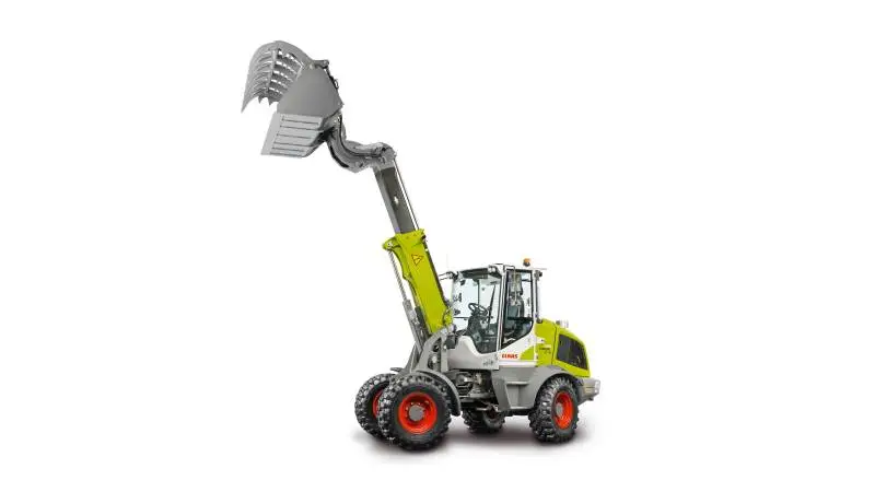 Den første Claas teleskophjullæsser Torion 738 T Sinus er på én gang smidig og stabil og er udstyret med mange hightech features.