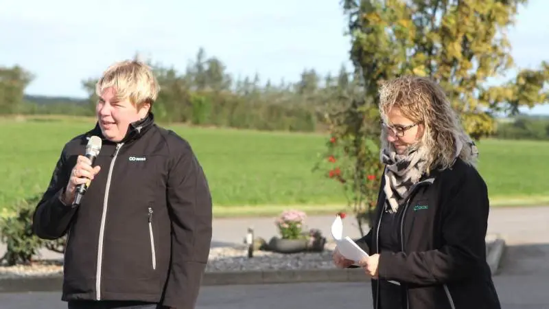 Malene Budde (tv) og Betina Tvistholm (th) er to af de fem dyrlæger i Seges’ salmonella-team. Arkivfoto