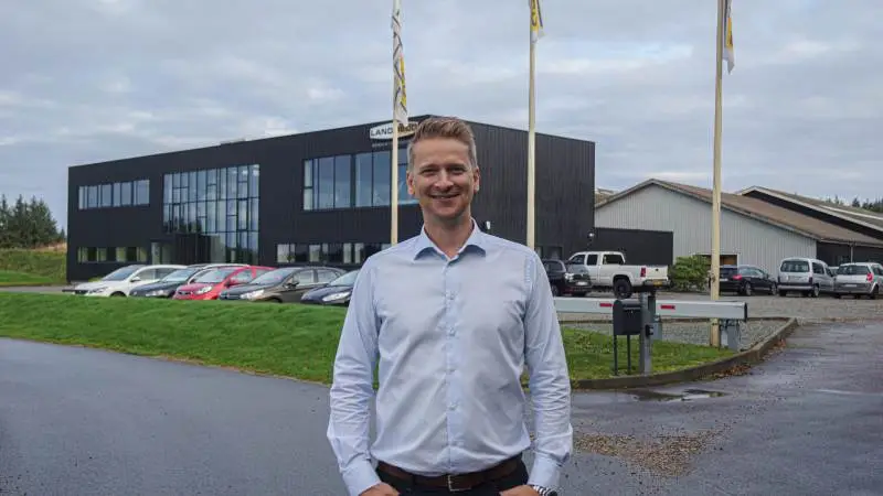 Henrik Helsinghof, managing director hos Skiold Landmeco har grund til at smile. Virksomheden har således vundet Patent Nords Innovationspris 2020.