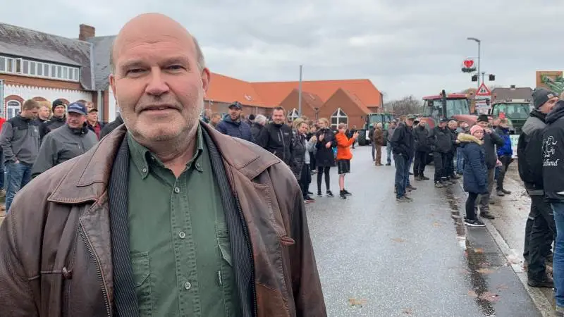 - Jeg havde aldrig troet, at vi skulle komme så langt ud med demokratiet her i Danmark, lød det onsdag fra landmanden Hans Otto Sørensen i Agerskov. Foto: Jacob Lund-Larsen