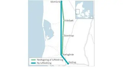 Et borgermøde i morgen i Videbæk omhandler den ændrede linjeføring fra Energinets transformatorstation ved Idomlund vest for Holstebro til en transformatorstation ved Endrup øst for Esbjerg. Det følges op af endnu et informationsmøde herom torsdag i Varde. Linjeføringen fra Endrup til landegrænsen lige øst for Tønder er emnet for endnu to borgermøder sidst på måneden.
Kilde: Energinet