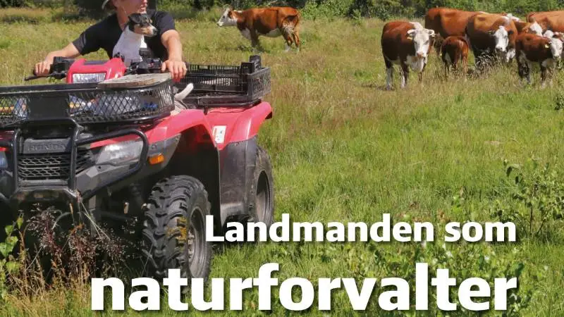Bogen »Landmanden som naturforvalter er kommet på gaden. Den udgives af Seges Forlag og er udarbejdet med støtte fra 15. Juni Fonden.