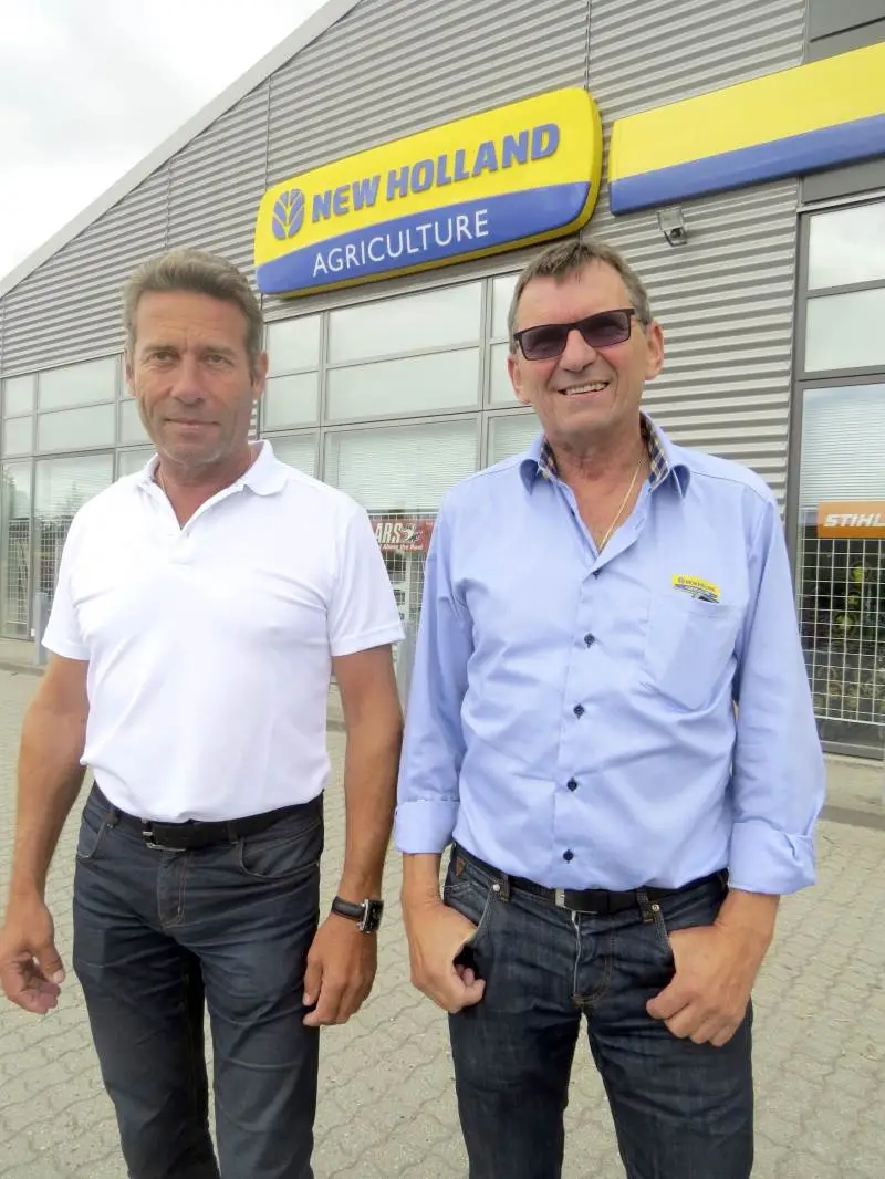 Hans Øbakke (til venstre) ejer i dag Sivertsen A/S, hvor Bjarne Obel (til højre) er salgschef.