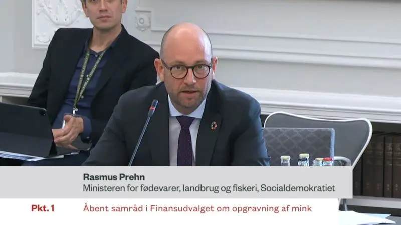 Det var på et samråd i Finansudvalget, at Rasmus Prehn udtalte sig om forbrændingsanlæggenes mangel på kapacitet ved minkspørgsmål. Oplysninger der senere viste sig ikke at holde stik. Foto: Picasa.