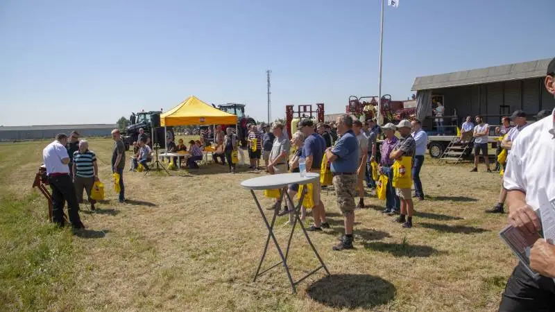 Omkring 100 planteavlere var i går samlet til Hardi Crop Care, der var arrangeret af Karl Mertz og Hardi International. Fotos: Hardi International