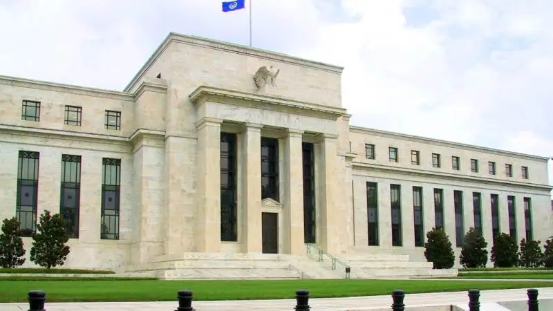 Den amerikanske centralbank, Federal Reserve, har hovedkontor i byen New York. Foto: Wikimedia
