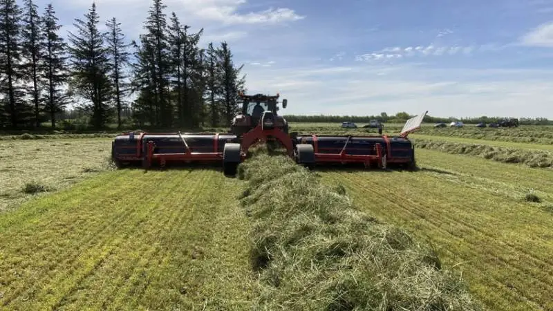 Skåret efter Kuhn Merge Maxx. Foto: Henning Sjørslev Lyngvig, Seges.
