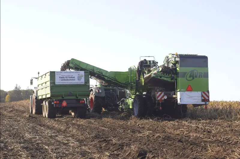 Weko Agro har været rundt i hele landet med deres kartoffeldemo. Foto: Tenna Bang