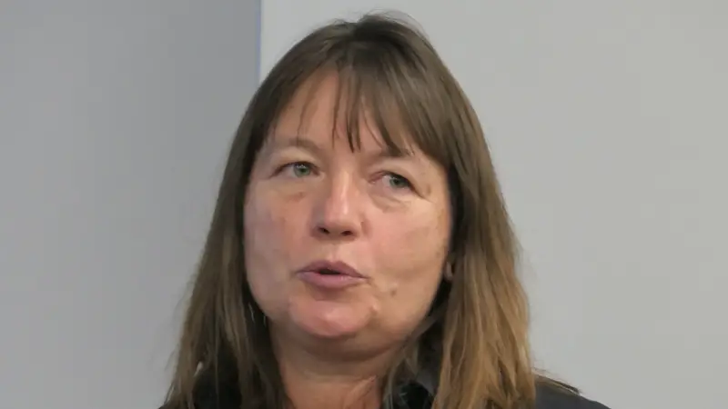 EU-støttespecialist hos Seges, Marianne Haugaard-Christensen, redegjorde ved det regionale planteavlsmøde hos SLF for de foreløbige konsekvenser af den kommende Cap-reform, der er undervejs fra EU. Foto: Bøje Østerlund