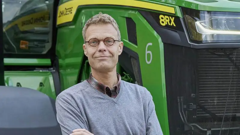 Lars Beck har siden 1. december været nye mand i chefstolen hos Semler Gruppens afdeling for landbrugsaktiviteter, Semler Agro. Foto: Pernille Bering/Bering Foto