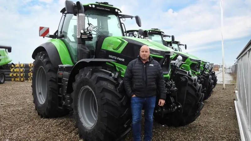 Thomas Mortensen er indehaver af Moni Worldwide i Middelfart overtog i marts i år importen af Deutz-Fahr i Danmark og sammen med de danske forhandlere håber han at det bliver en restart for mærket herhjemme. Pressefoto