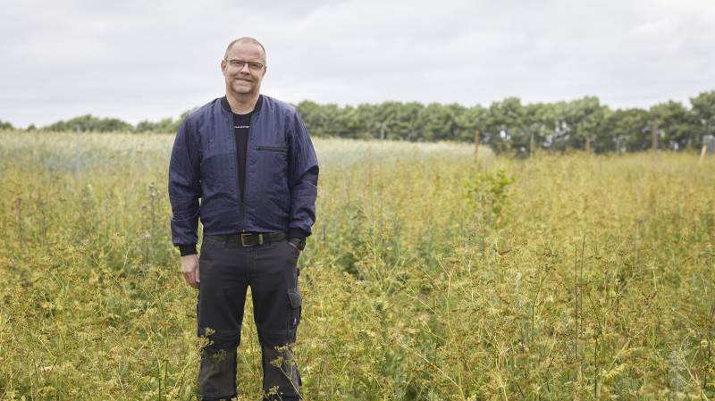 Lars Bredahl har 14.000 høns på sin gård i Himmerland. Han er en af otte økologer, som er nomineret til Årets Økolog. Bag kampagnen står Netto og Økologisk Landsforening.