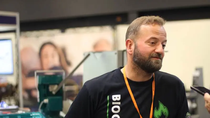 Esben Johansen, Biogas Teknik, ser en gylden fremtid for biogasproduktionen i Danmark. Fotos: Victor Juul Grønbæk