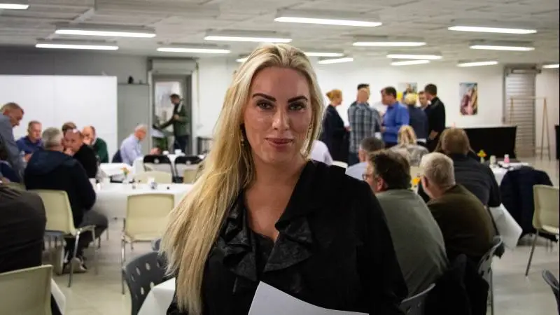 Louise Simonsens telefon ringer uafbrudt omkring en snarlig genstart af minkavl i Danmark, fortalte formanden for Danske Mink ved et informationsmøde i Herning. Foto: Henning Andersen