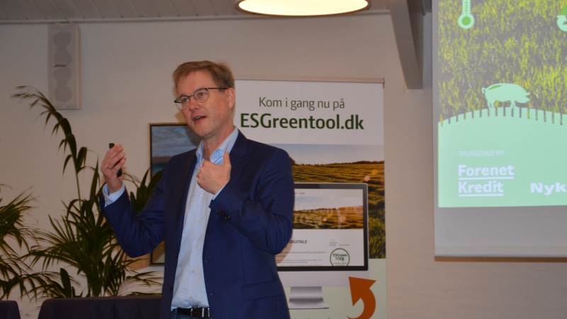 Klimachef Hans Roust Thysen fra Seges Innovation opfordrede til, at man venter med at bekymre sig over den forventede CO2-afgift, før man ved, om der er en grund til det. 