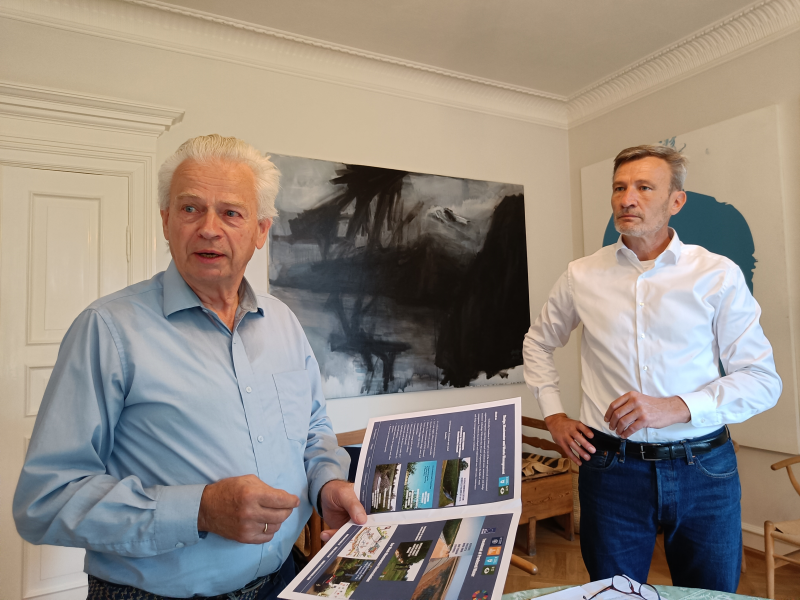 De to stiftere af virksomheden Jørgen Løgstrup (tv) og Mikkel Dalsgaard (th). Foto: Bacess
