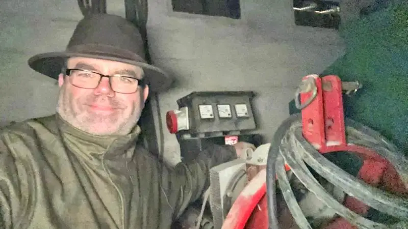 Formand for L&F Centrovice har selv en generator stående, som han donerer til Ukraine. Privatfoto
