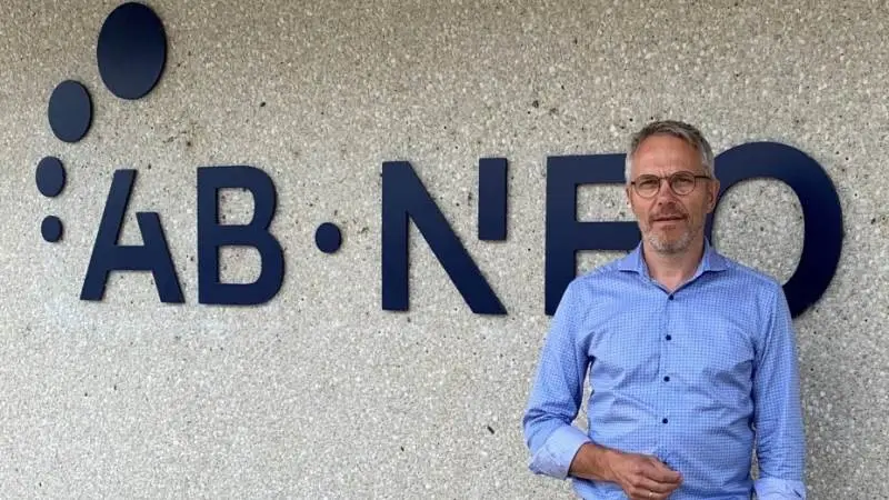 Jesper Riisgard Nielsen kom til AB Neo i 2021 fra et job som markedschef hos Danish Agro. Siden har den adm. direktør Dennis Jørgensen forladt selskabet, og man leder efter en ny overordnet økonomichef. Foto: AB Neo