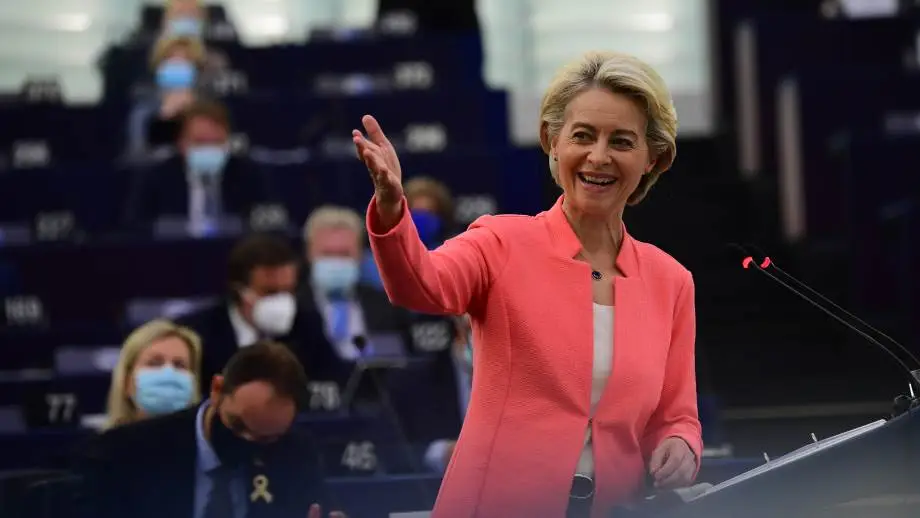 Danmark får rosende ord med på vejen fra formanden for EU-Kommissionen, tyske Ursula von der Leyen for sin klimaindsats. Arkivfoto